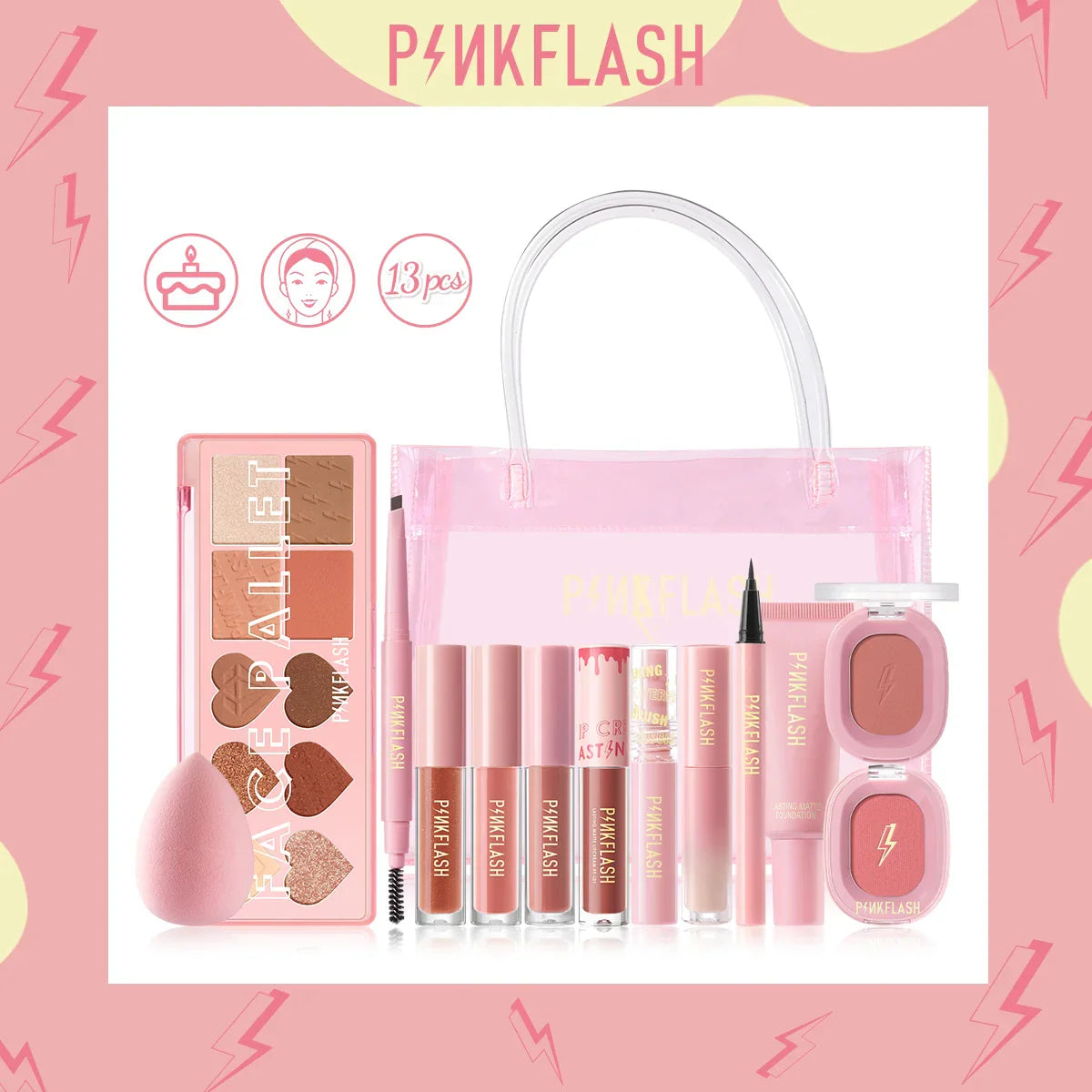 PINKFLASH 1 Anniversary Full Face Makeup Sets Liquid