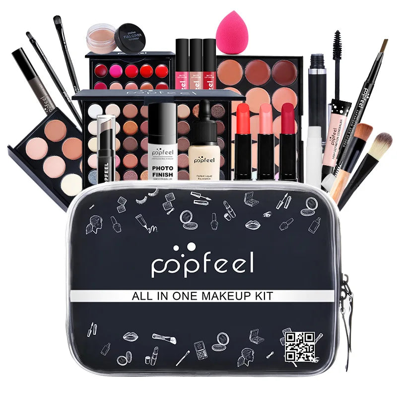 POPFEEL Lip Gloss Makeup Brush Eye Shadow Blush