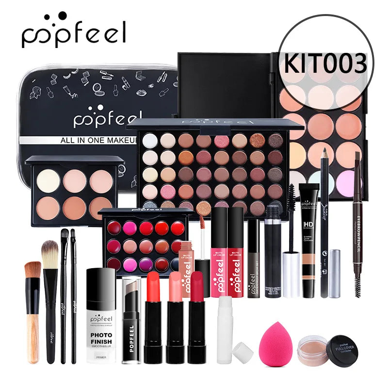 POPFEEL Lip Gloss Makeup Brush Eye Shadow Blush