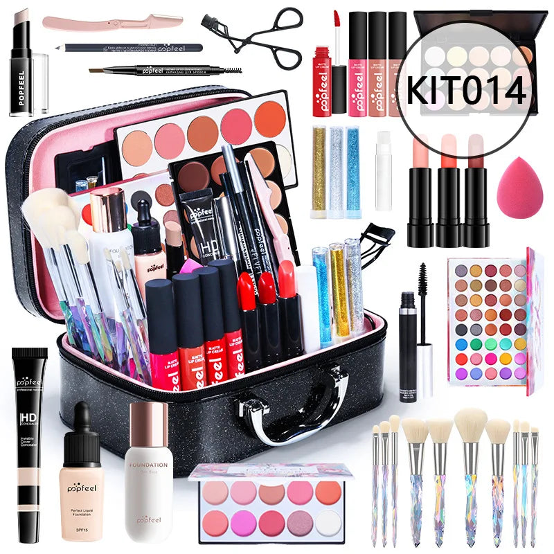 POPFEEL Lip Gloss Makeup Brush Eye Shadow Blush