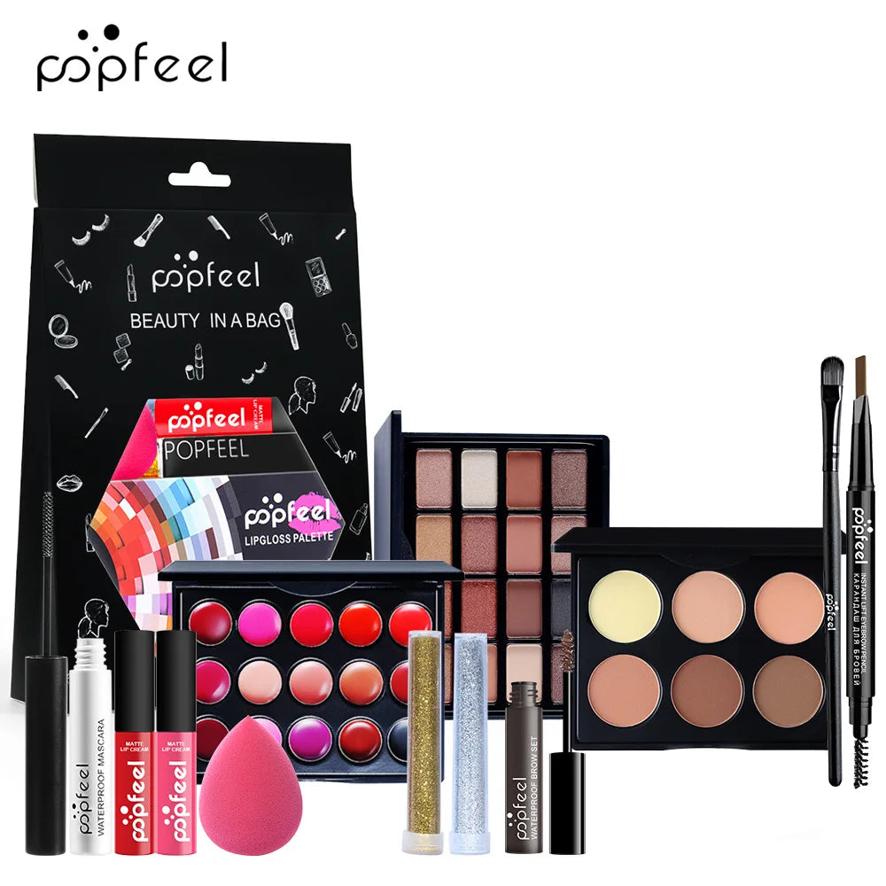 POPFEEL Makeup Full Kit Female Make Up Set