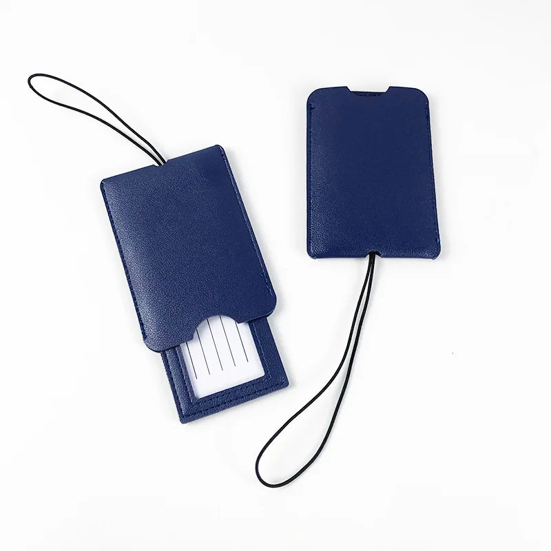 PU Leather Luggage Tag Travel Accessories Suitcase Identifier