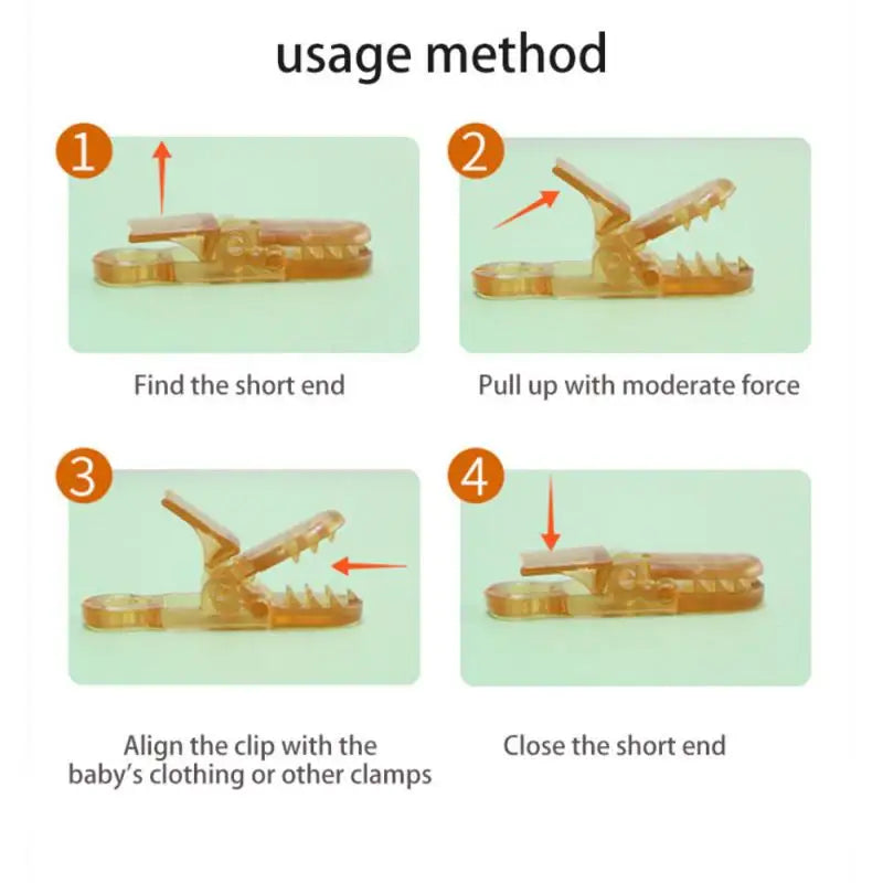 Pacifier Chain Elastic Anti-drop Chain Pacifier Clip Baby