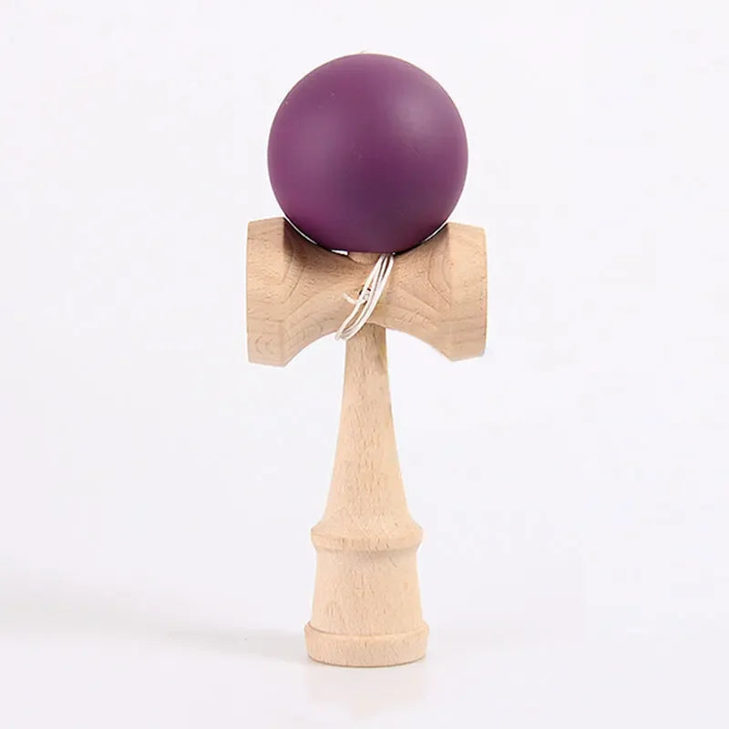 Painted Wood Kendama Toy Outdoor Fitness Balls Train