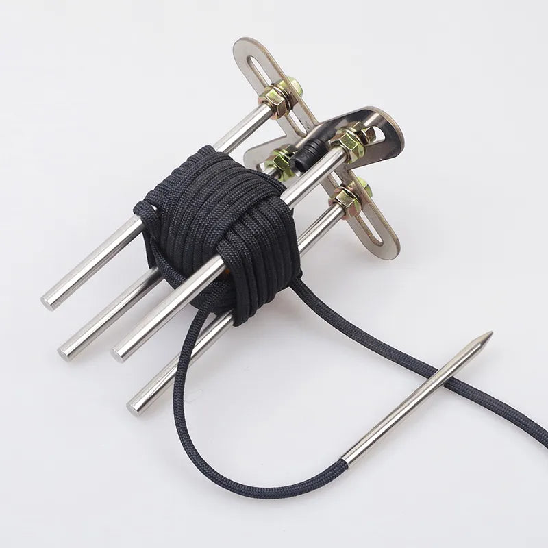 Paracord Monkey Fist Jig With Stainless Steel Adjustable