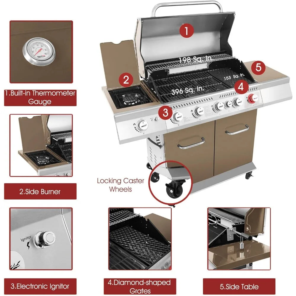 Patio Picnic Backyard Portable Barbecue Grill Outdoor Party