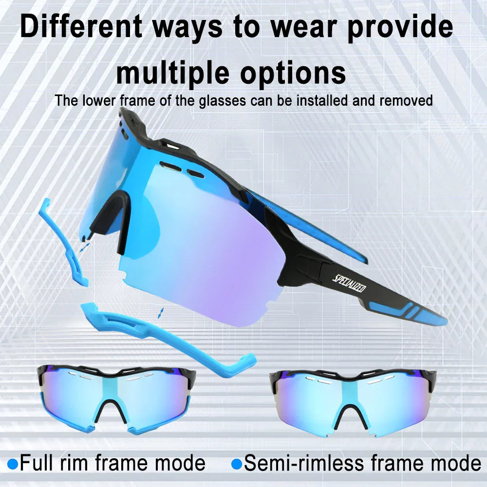 Photochromic Sunglasses Men's Women Sports Cycling Glasses Road