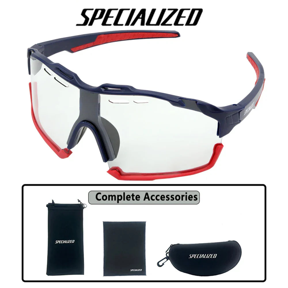 Photochromic Sunglasses Men's Women Sports Cycling Glasses Road