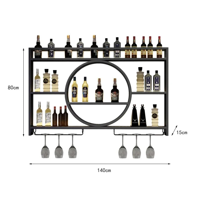 Plane Display Wine Rack Free Standing Modern Wall