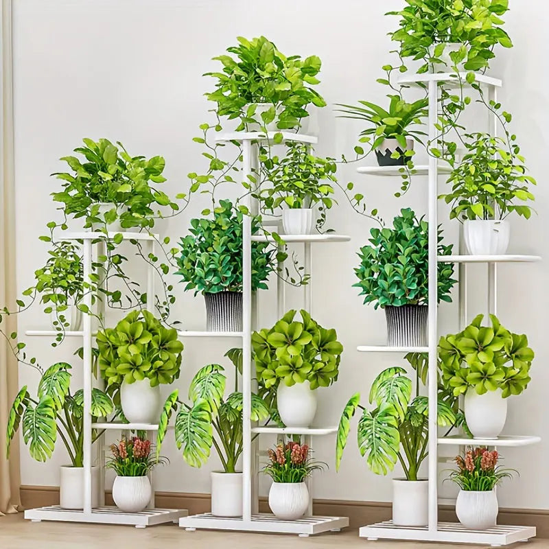 Plant Shelves Iron Potted Flower Plant Stand Rack