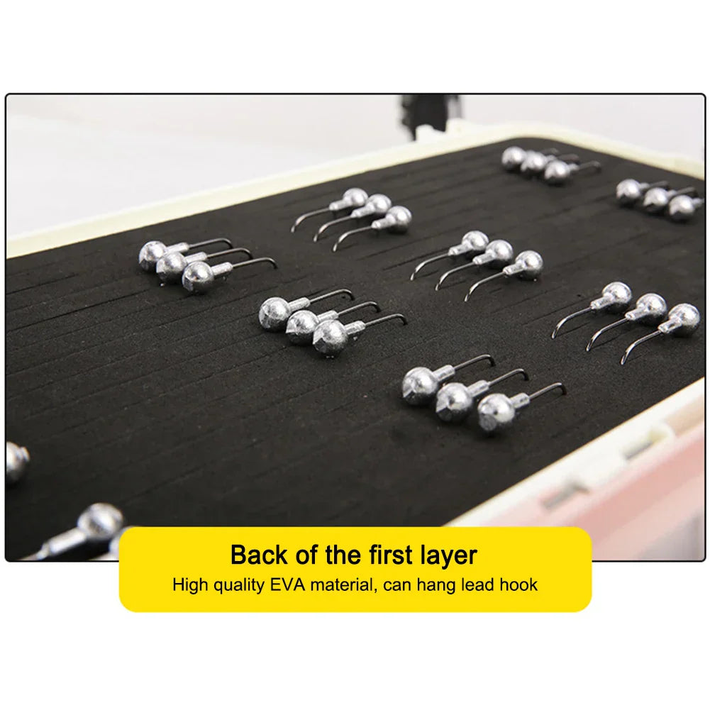 Plastic Fishing Tackle Box Barrel Holder Portable Fishing