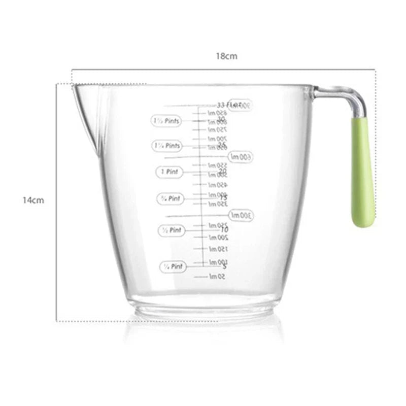 Plastic Measuring Cups With Scale Baking Milk Water