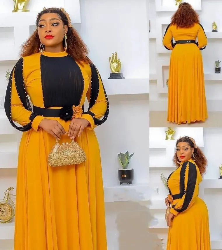 Plus Size Dresses 2023 New Beaded Hot Diamond