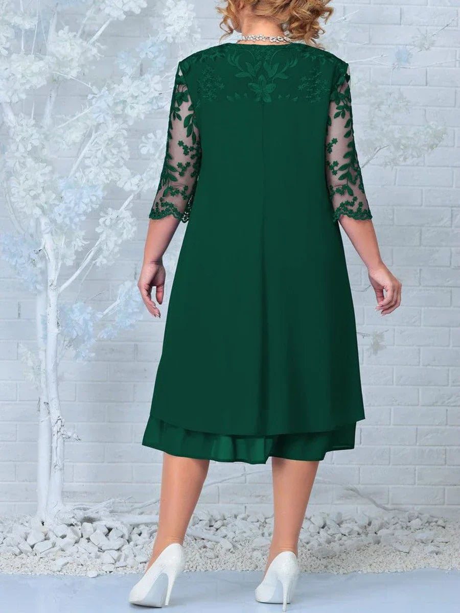 Plus Size Dresses for Women 2023 Embroidery Floral