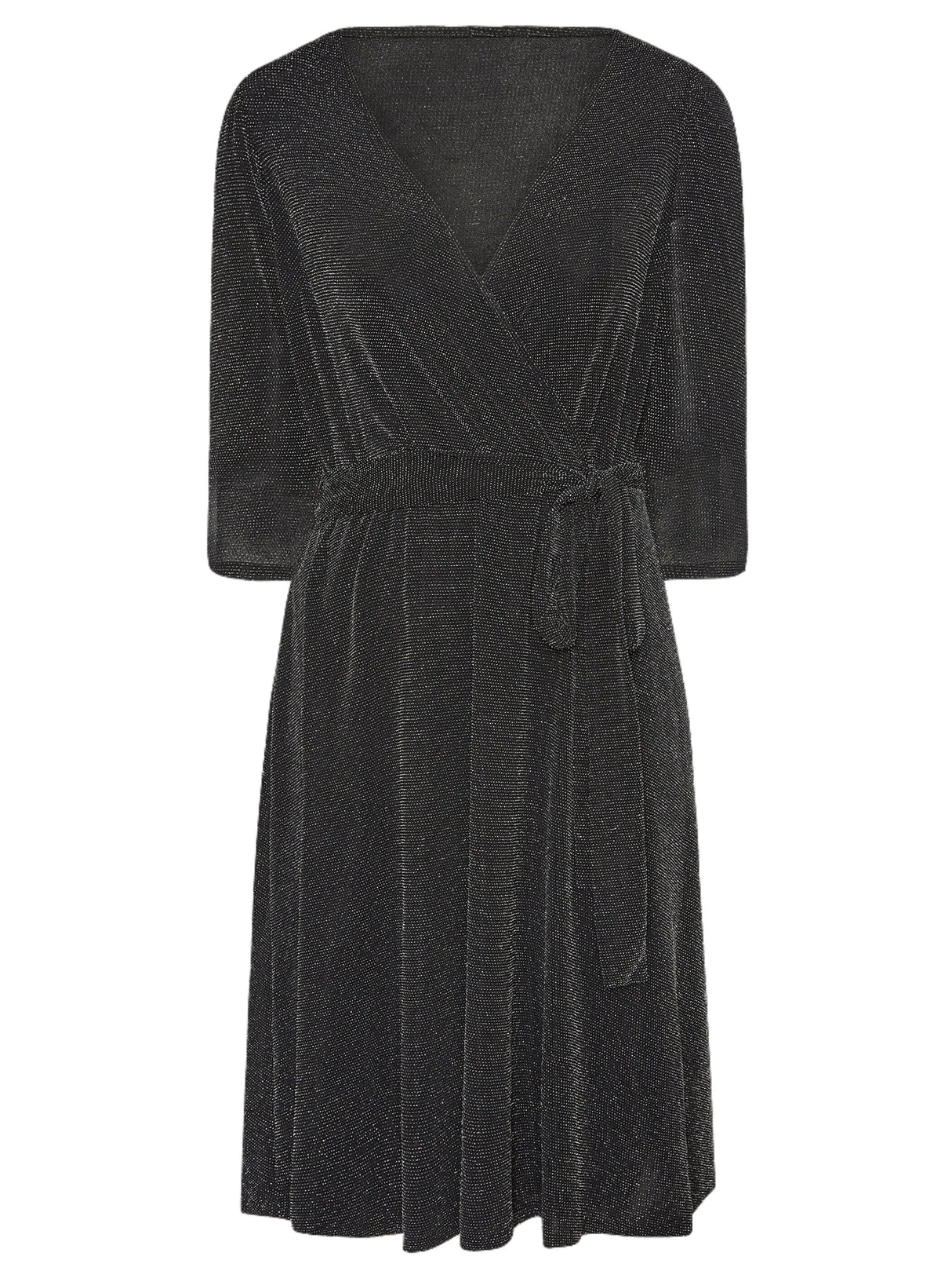 Plus Size Elegant Spring Autumn Wrap Dress Women