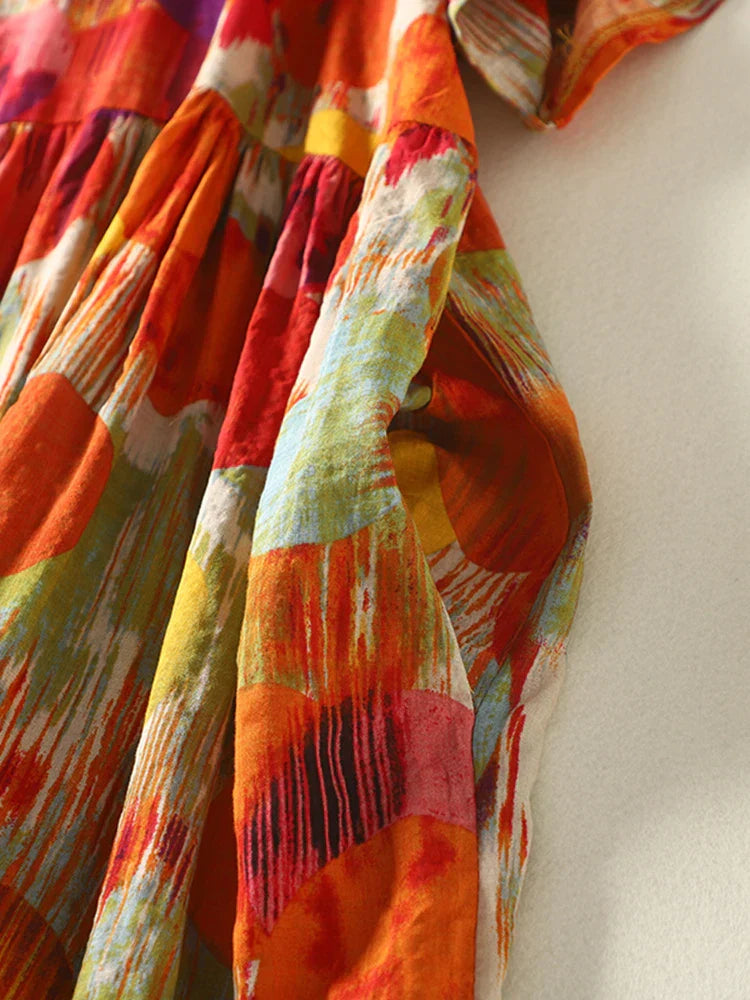 Plus Size Polka Dot Summer Dress Women 2023