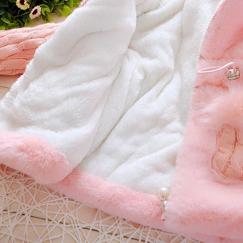 Plush Baby Jacket Thicken Warm Winter Jackets For
