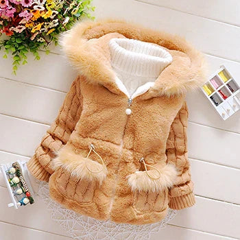 Plush Baby Jacket Thicken Warm Winter Jackets For