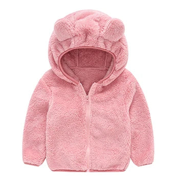 Plush Baby Jacket Thicken Warm Winter Jackets For