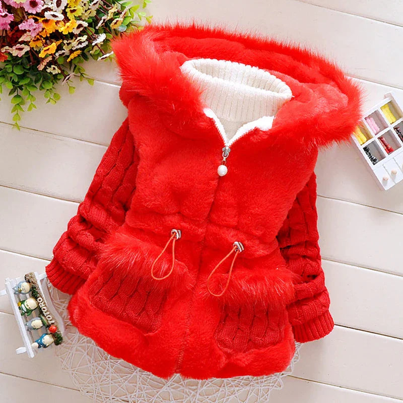 Plush Baby Jacket Thicken Warm Winter Jackets For