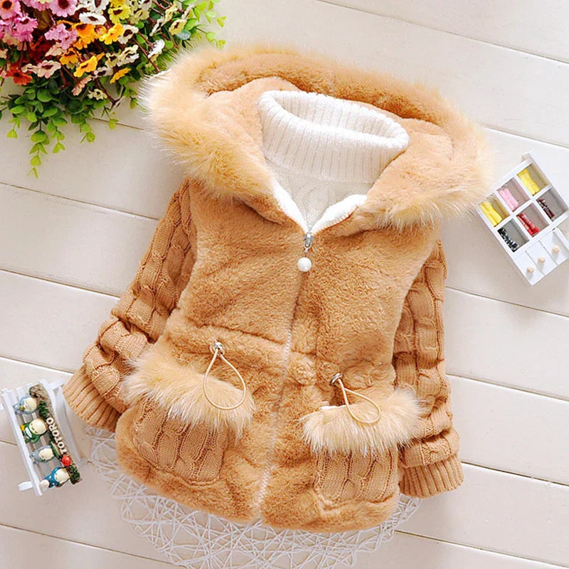 Plush Baby Jacket Thicken Warm Winter Jackets For