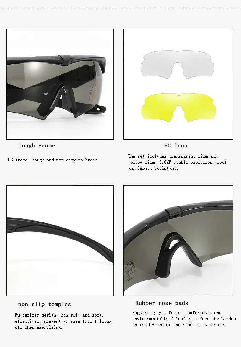 Polarized Sports Men Road Cycling Sunglasses Motocycle Bike
