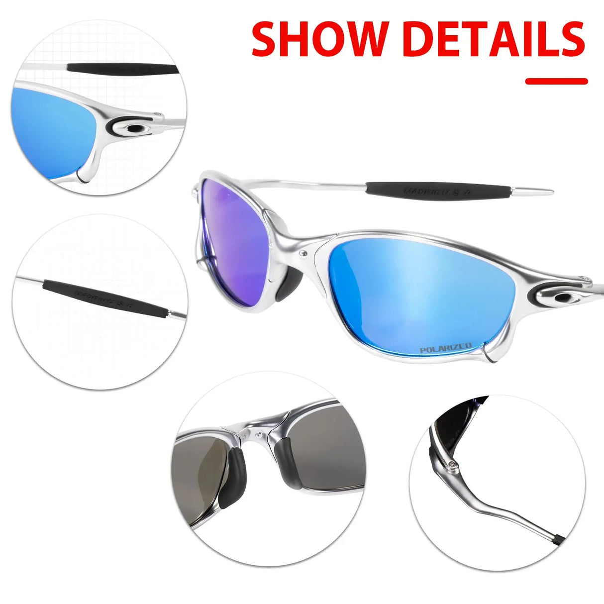 Polarized Sunglasses Men Cycling Fishing Driving Glasses Outdoor
