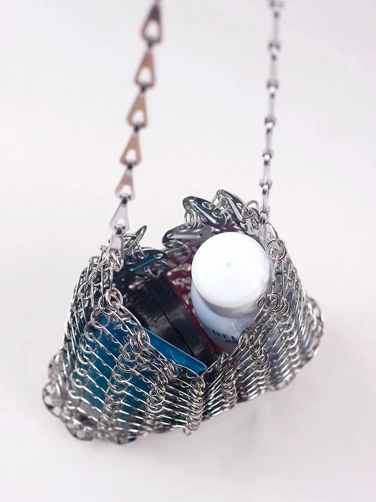 Popular metal sequins with large capacity mobile phone