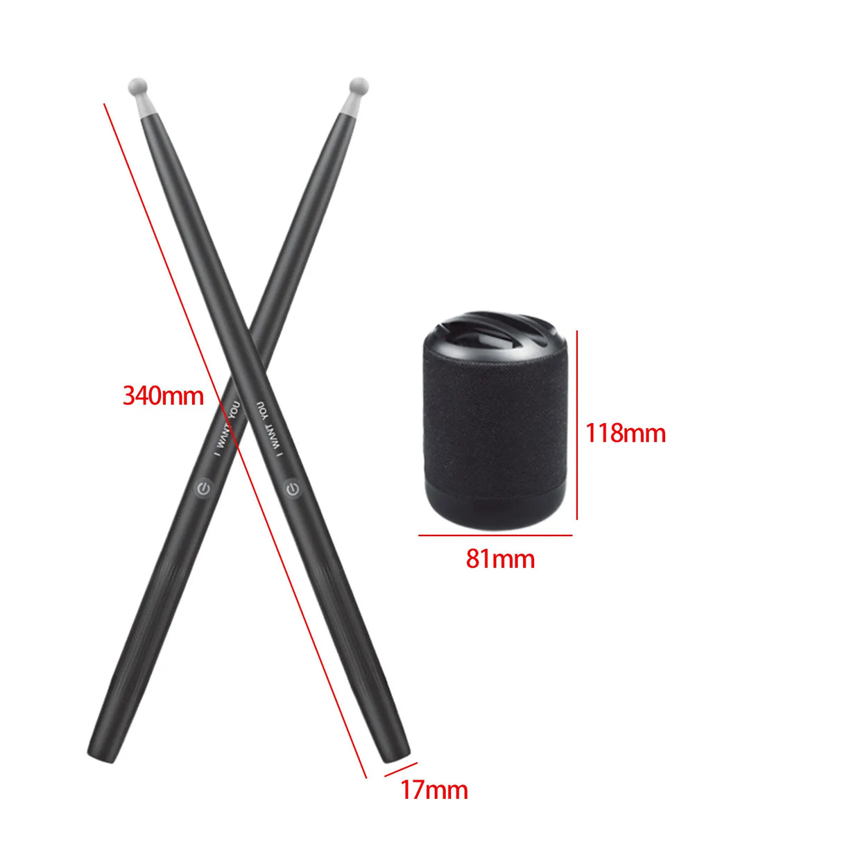 Portable Air Electronic Drum Somatosensory Drum Kit with