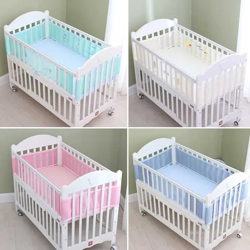 Portable Baby Bed Bumper Fence Cot Bedding Accessories