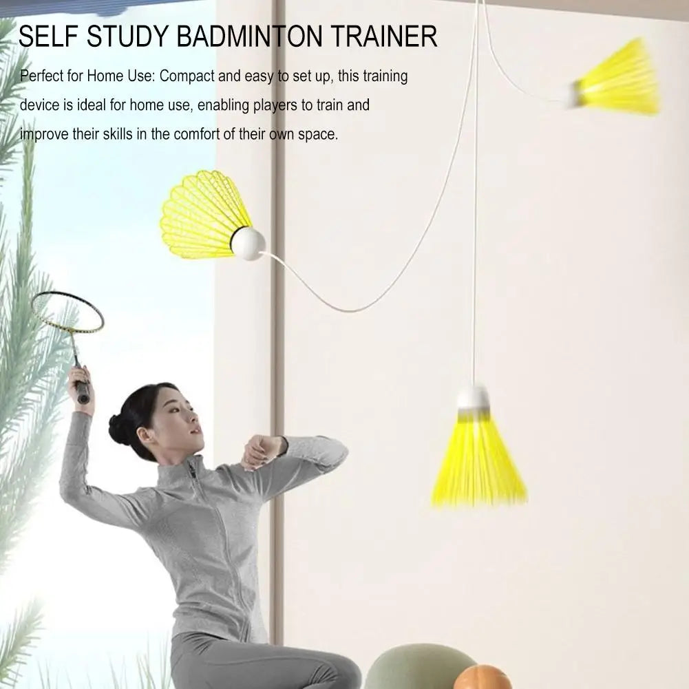 Portable Badminton Trainer Professional Stretch Badminton Training Tool