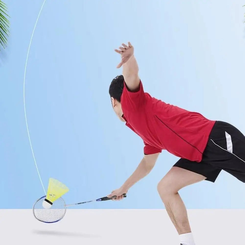 Portable Badminton Trainer Professional Stretch Badminton Training Tool