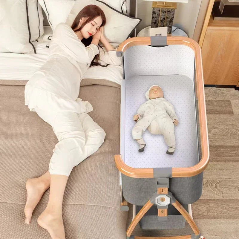 Portable Bed Guard Baby Bedside Crib Aluminum Alloy