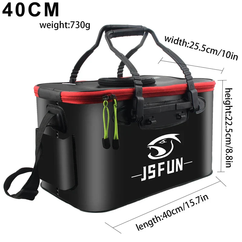 Portable EVA Fishing Bag Collapsible Fishing Bucket Live
