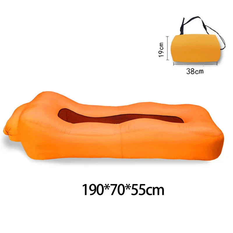 Portable Folding Inflatable Couch Water Floating Air Bed