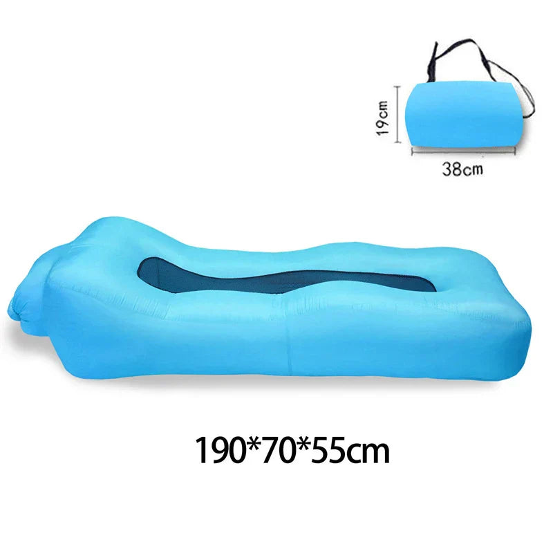 Portable Folding Inflatable Couch Water Floating Air Bed