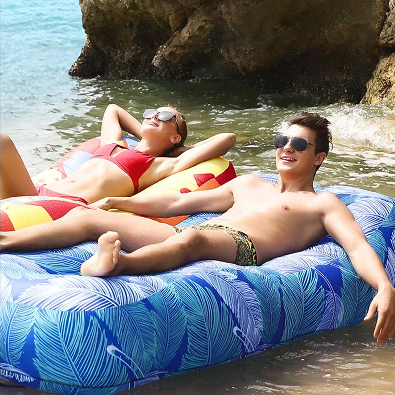 Portable Folding Inflatable Couch Water Floating Air Bed