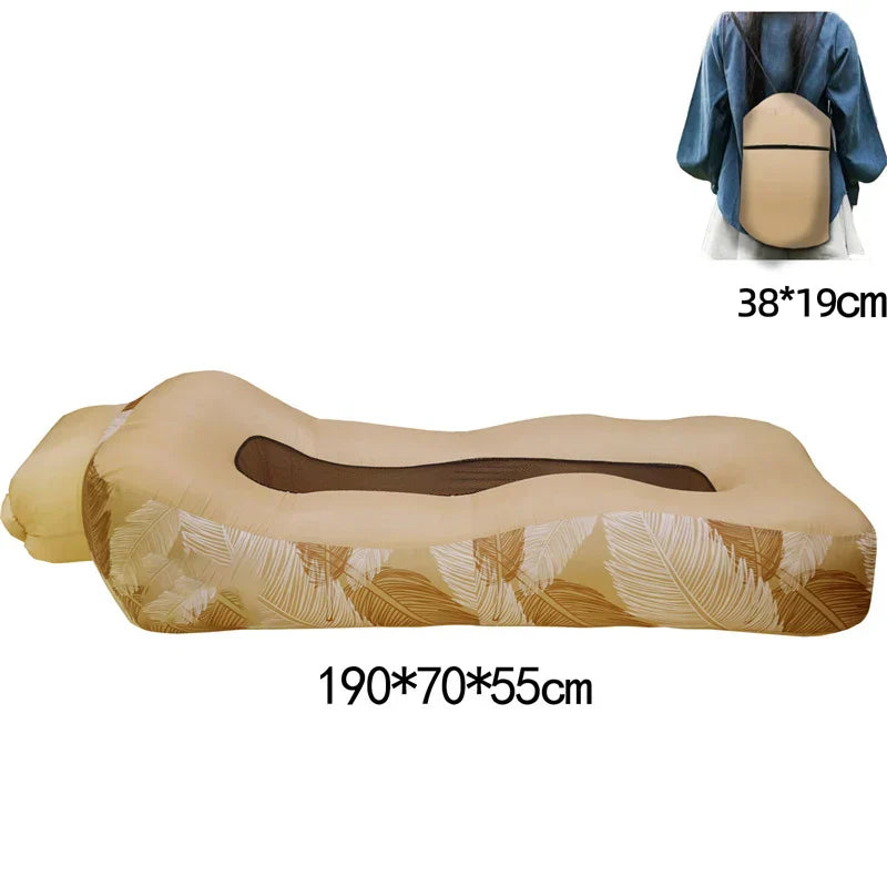 Portable Folding Inflatable Couch Water Floating Air Bed
