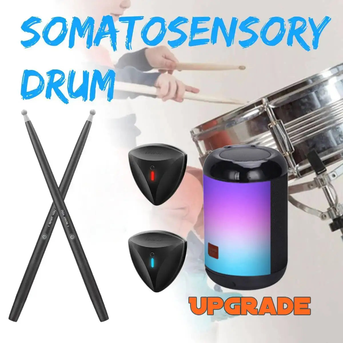Portable Somatosensory Drum Air Electronic Drum Simulation Drums