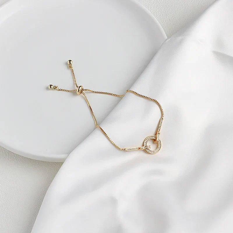 Prevent Allergy 925 Sterling Silver Snake Chain Circle