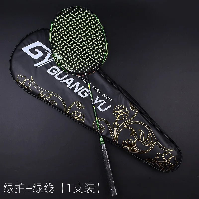 Professional 6U Ultralight Carbon Fiber Sports Training Racket