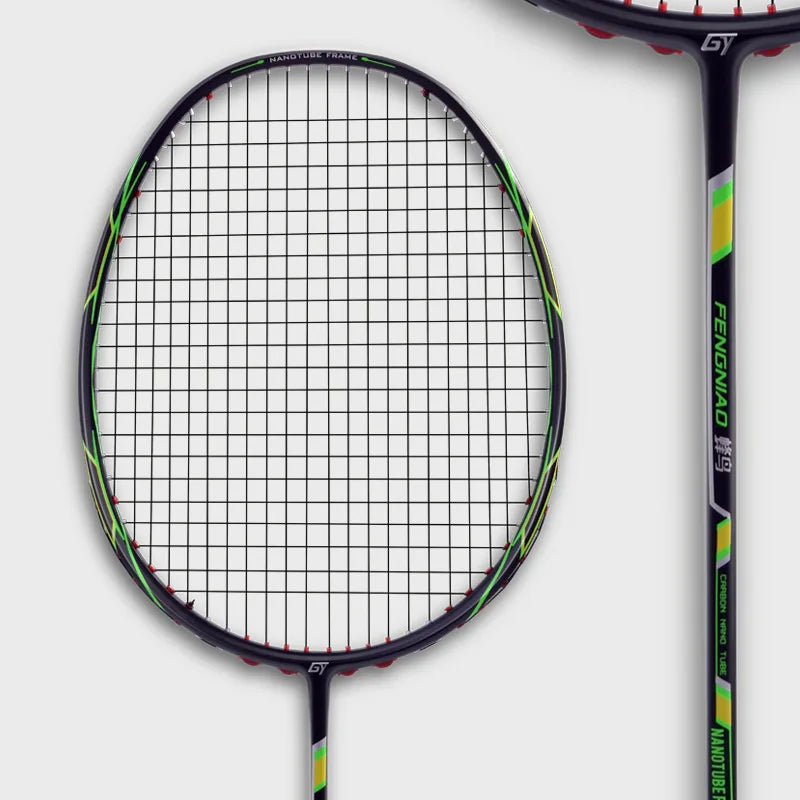 Professional 6U Ultralight Carbon Fiber Sports Training Racket