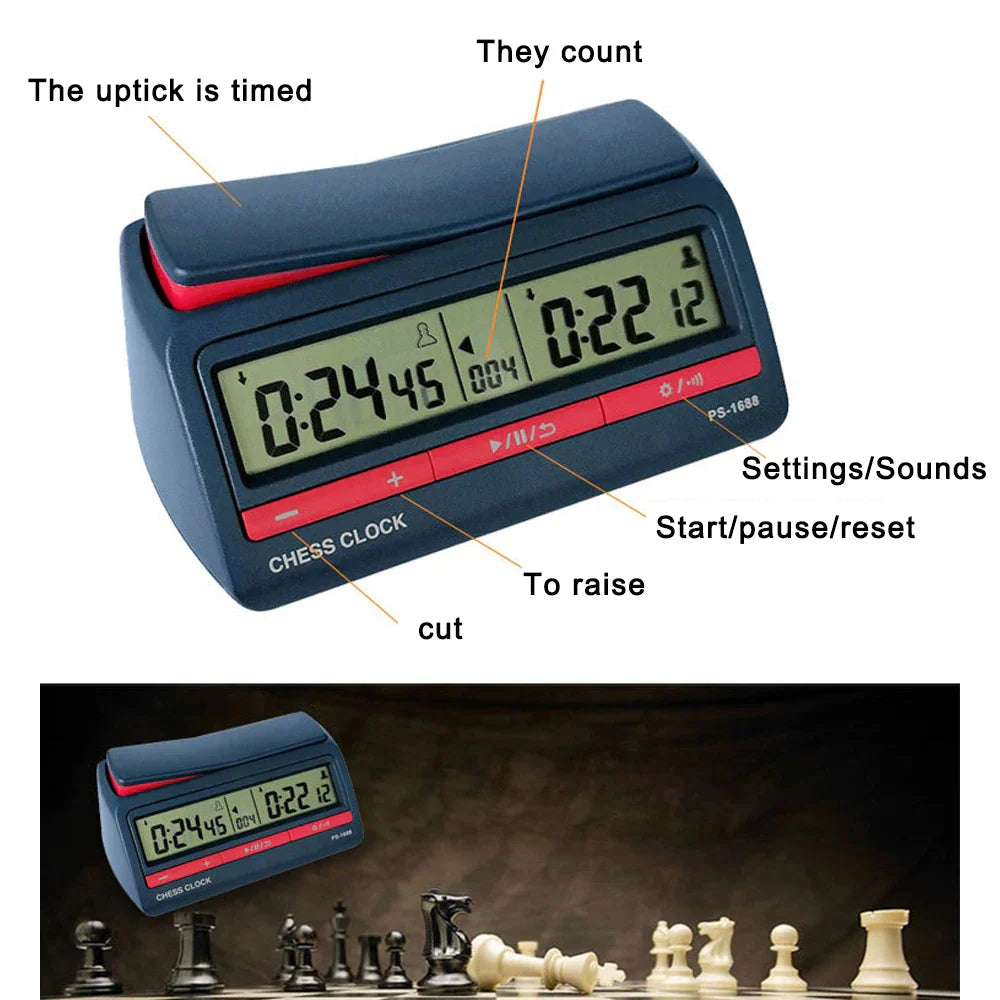 Professional Advanced Chess Digital Timer Chess Clock Count