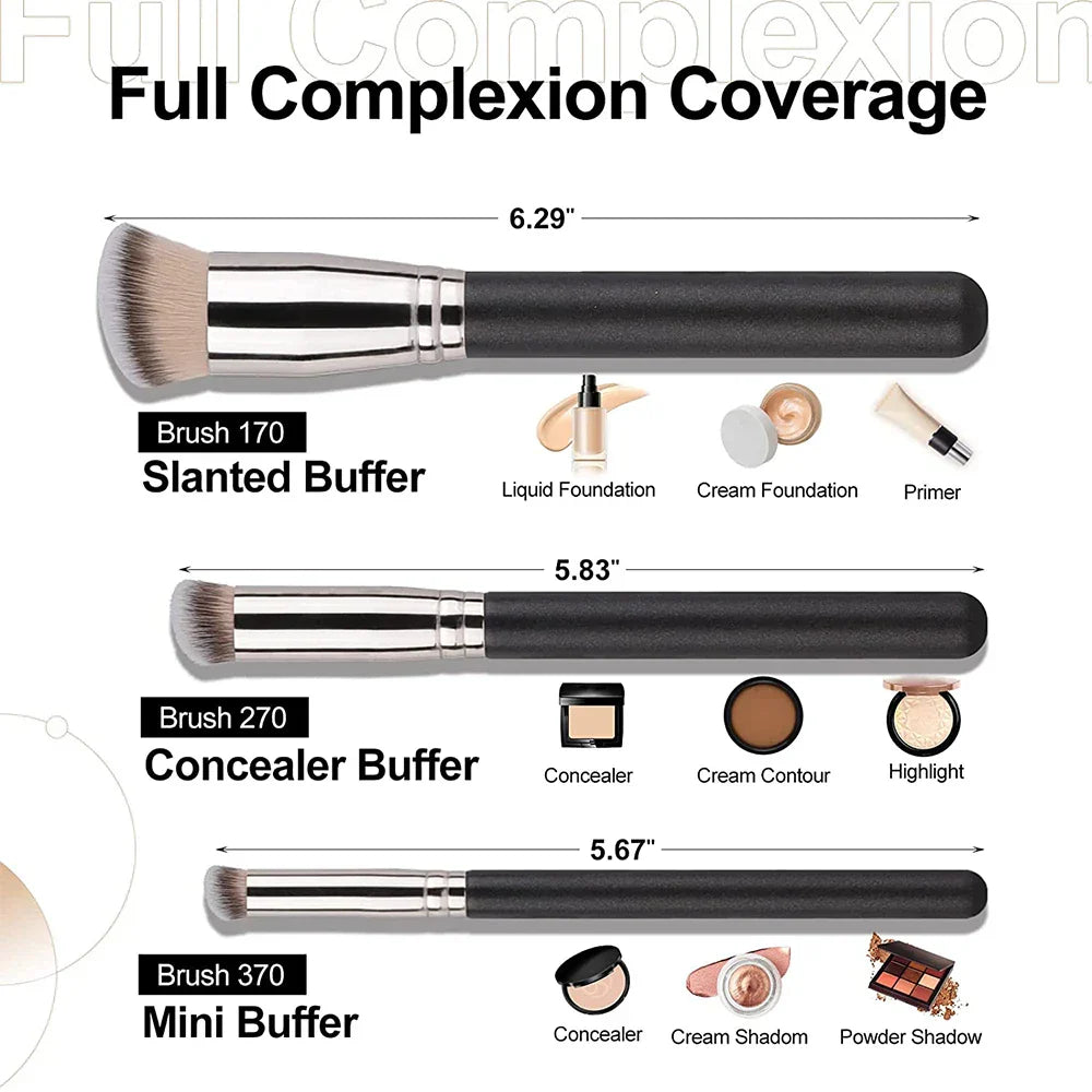 Professional Flawless Foundation Concealer Brush BB Cream Angled