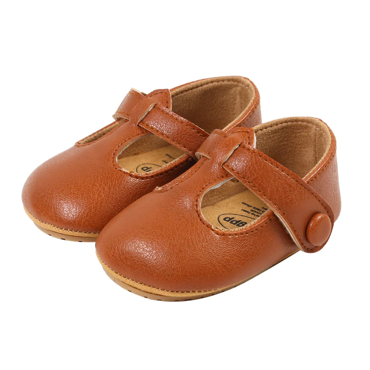 Pudcoco Baby Girl Premium PU Flats Infant First