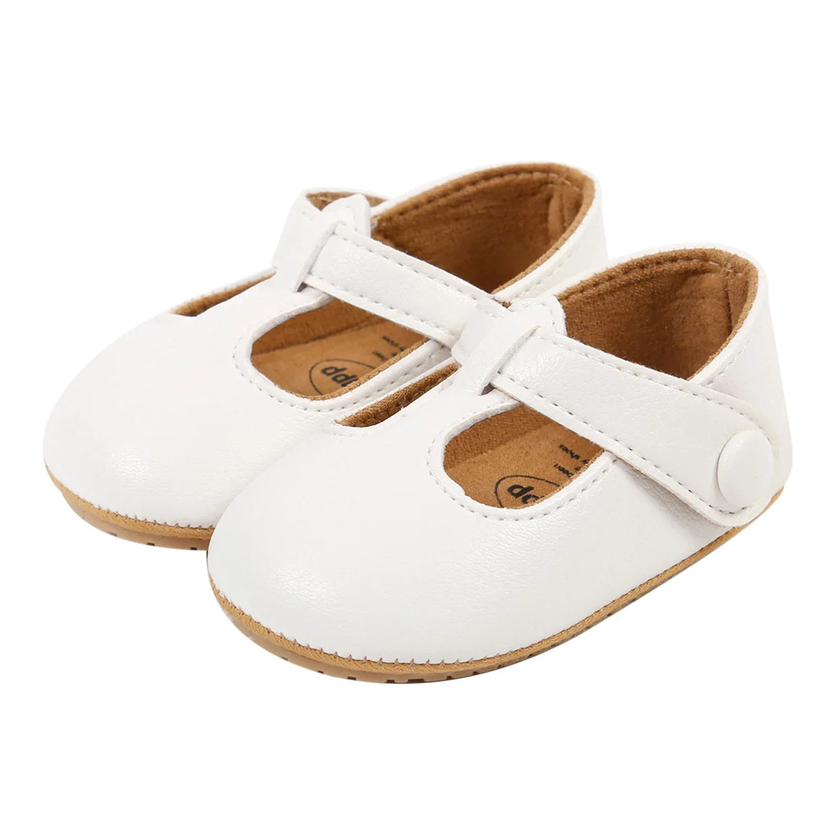 Pudcoco Baby Girl Premium PU Flats Infant First