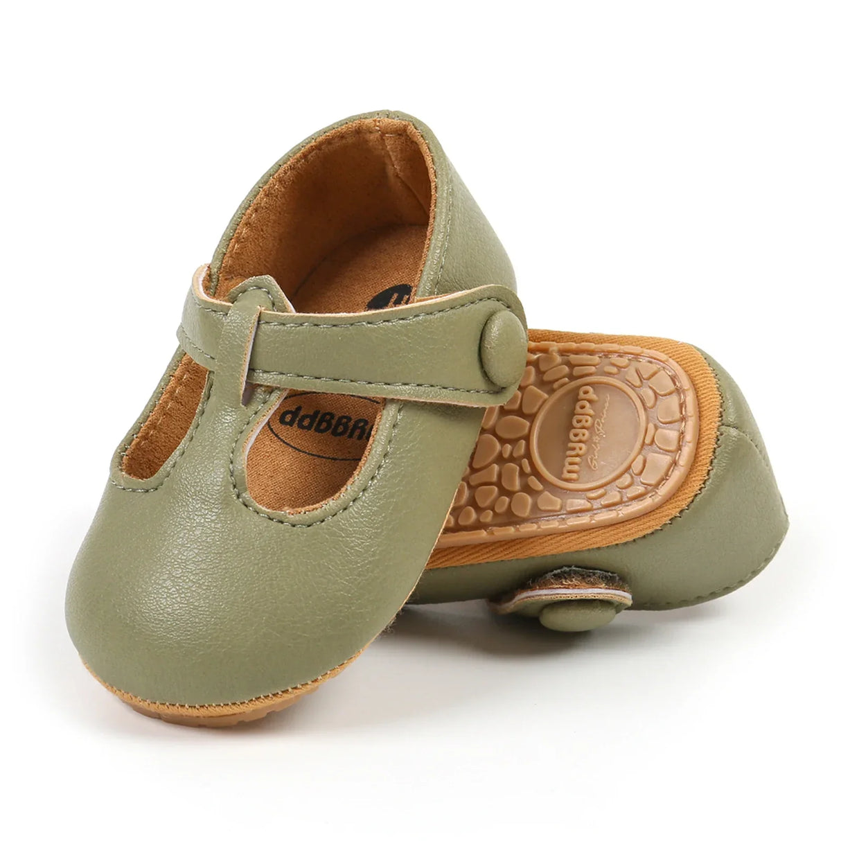 Pudcoco Baby Girl Premium PU Flats Infant First