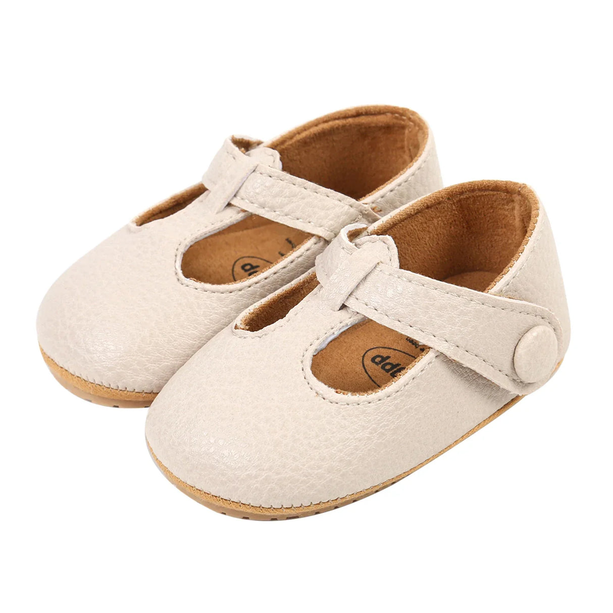 Pudcoco Baby Girl Premium PU Flats Infant First