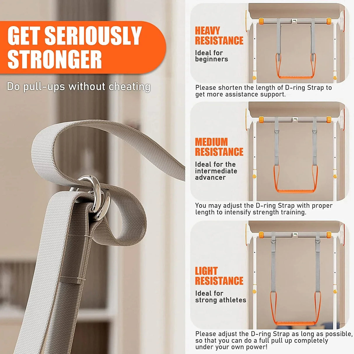 Pull Up Assistance Bands Set Resistance Strap for