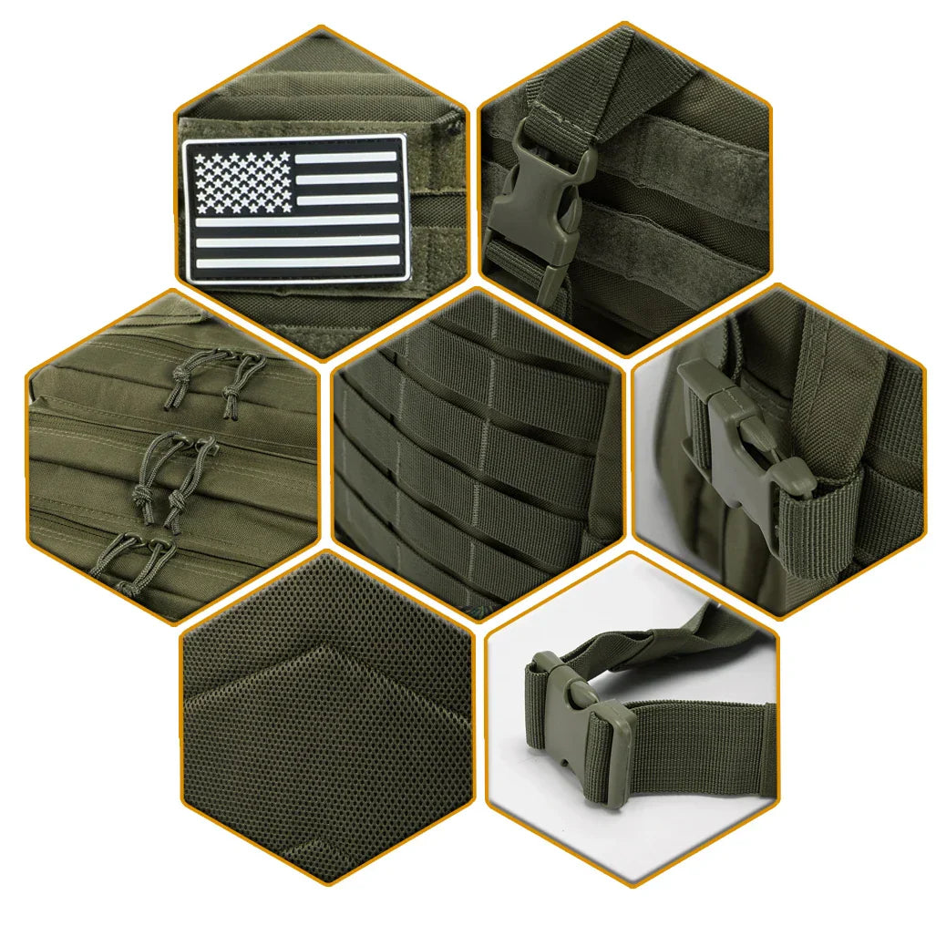 QT&QY 3050L Tactical Military Backpacks For Man Army